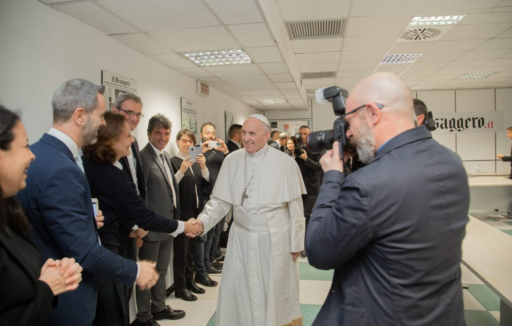 Papa al Messaggero