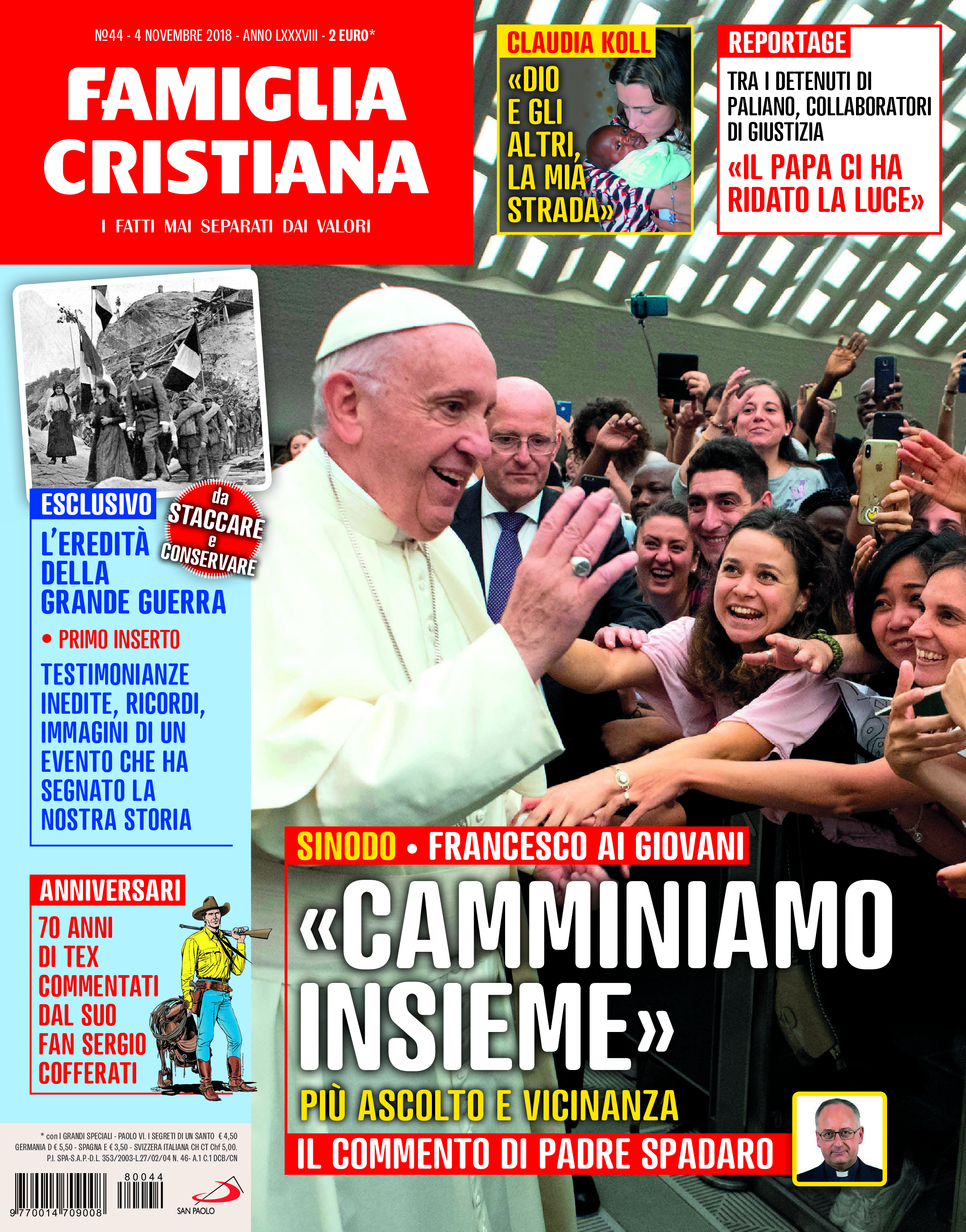 Famiglia cristiana copertina papa