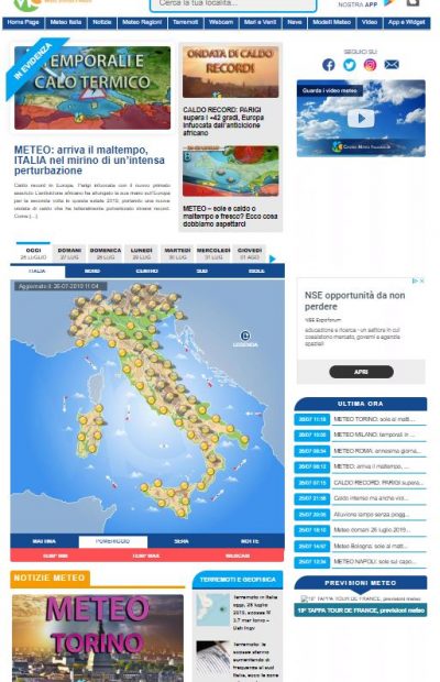 centro meteo italiano