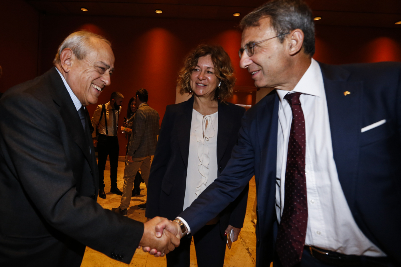 Evento Il Messaggero Economia Circolare - Auditorium Parco della Musica, nella foto: Ministro Sergio Costa con Francesco Gaetano Caltagirone  (foto Andrea Giannetti/Ag.Toiati) Andrea Giannetti/Ag.Toiati