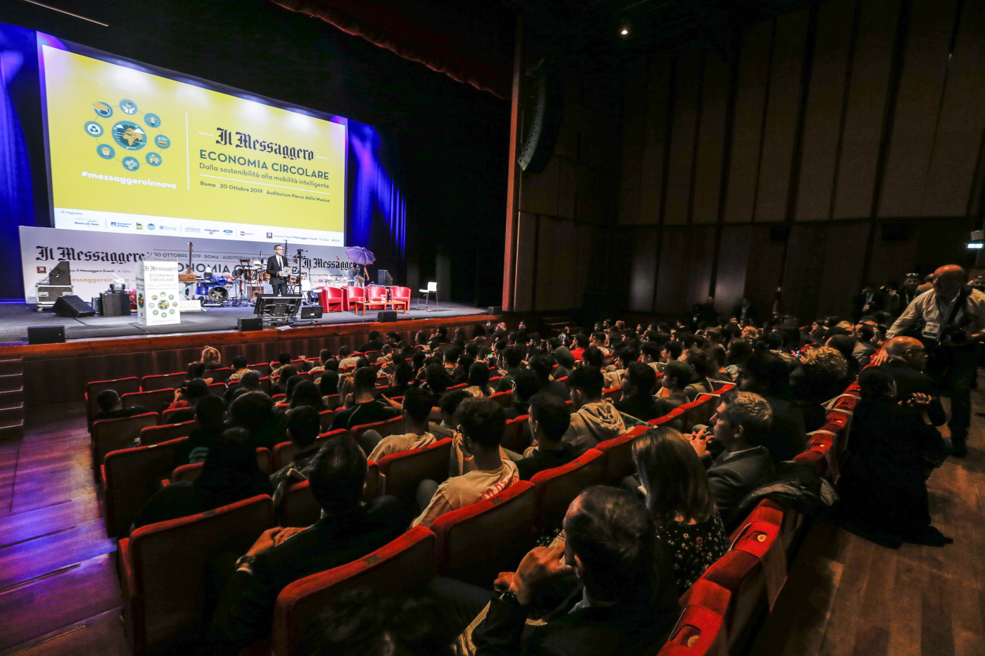 Evento Il Messaggero Economia Circolare - Auditorium Parco della Musica (foto Andrea Giannetti/Ag.Toiati) Andrea Giannetti/Ag.Toiati