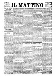 1892 - Prima Pagina Il Mattino
