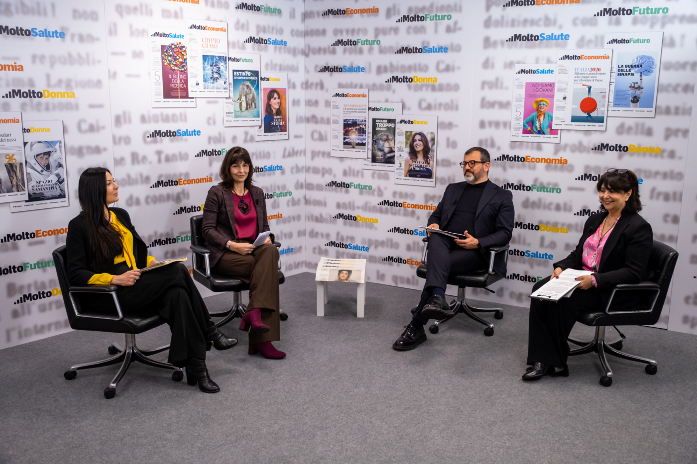 Roma. Messaggero
Molto Donna. ROVESCIARE GLI STEREOTIPI
 
In foto:
Laura Cavarota membro cda INWIT Unieuro e Snam
Anita Falcetta Fondatrice di Women of Charge Italia


Foto:
Francesco Iovine/ag. Toiati Francesco Iovine/ag. Toiati