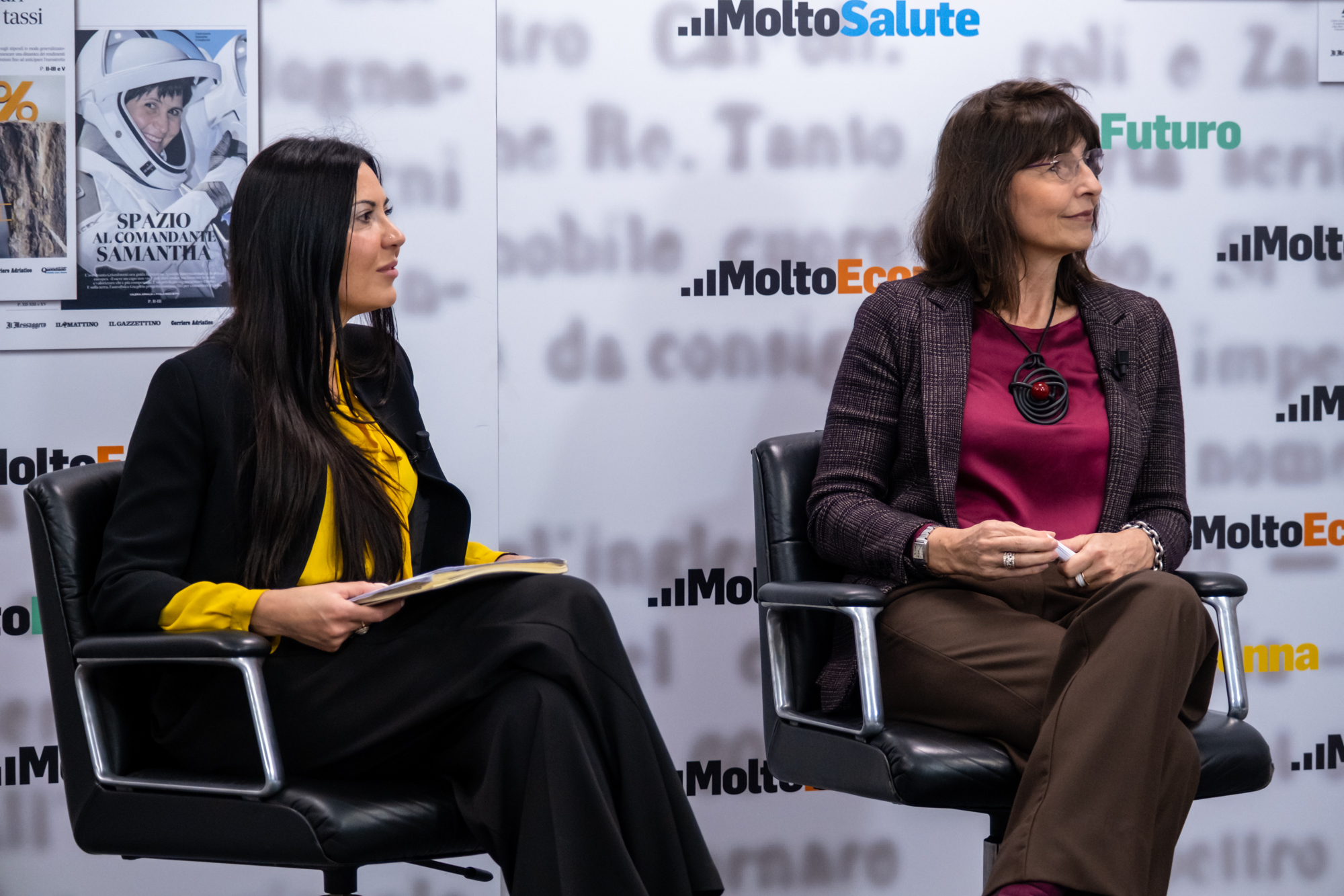 Roma. Messaggero
Molto Donna. ROVESCIARE GLI STEREOTIPI
 
In foto:
Laura Cavarota membro cda INWIT Unieuro e Snam
Anita Falcetta Fondatrice di Women of Charge Italia


Foto:
Francesco Iovine/ag. Toiati Francesco Iovine/ag. Toiati