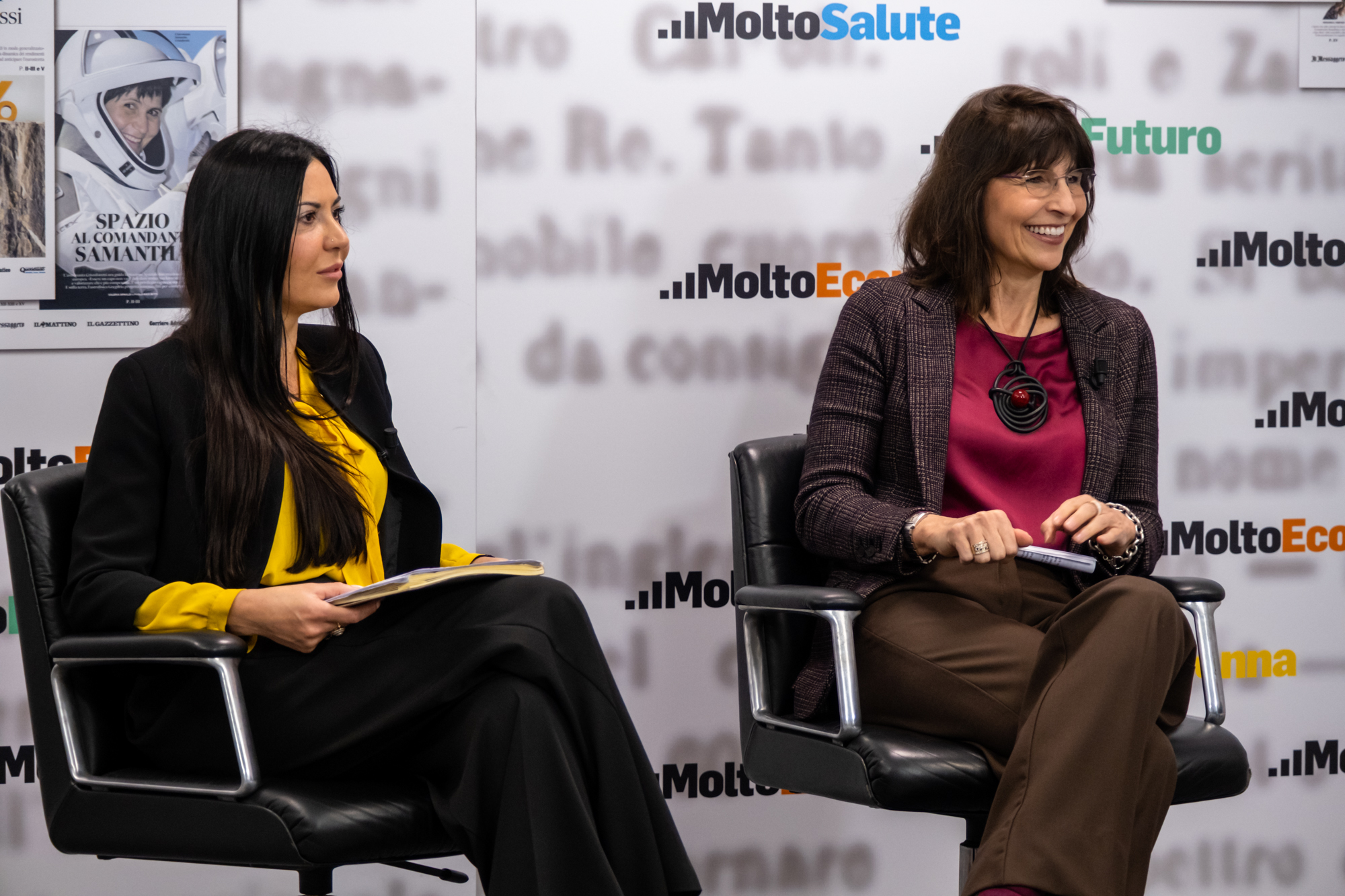 Roma. Messaggero
Molto Donna. ROVESCIARE GLI STEREOTIPI
 
In foto:
Laura Cavarota membro cda INWIT Unieuro e Snam
Anita Falcetta Fondatrice di Women of Charge Italia


Foto:
Francesco Iovine/ag. Toiati Francesco Iovine/ag. Toiati