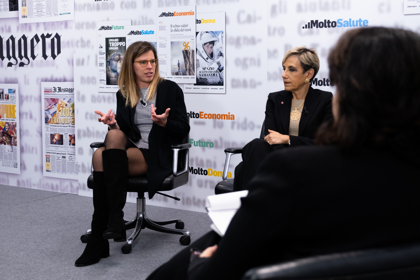 Roma. Messaggero
Molto Donna. ROVESCIARE GLI STEREOTIPI
 
In foto:
Bianca De Teffè Erb Director data e AI Ethics Leader, Deloitte
Tiziana Cataraci Direttrice Dipartimento di Ingegneria Informatica, Automatica e Gestionale A. Ruberti Sapienza Roma
Foto:
Francesco Iovine/ag. Toiati Francesco Iovine/ag. Toiati