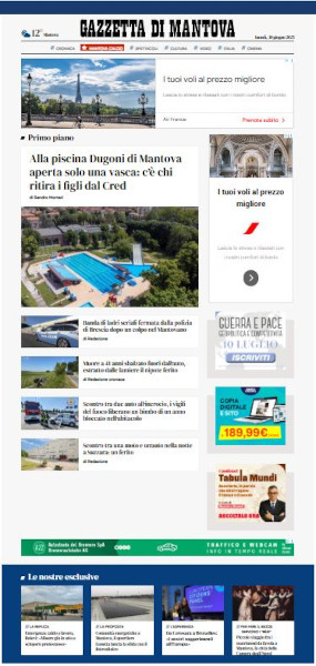 Gazzetta di Mantova Sito